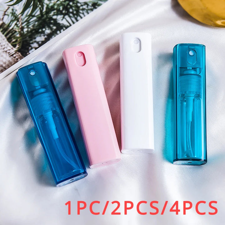 10ml Portable Mini Refillable Fragrance Hand Sanitizer Alcohol Bottle with Spray Fragrance Pump Empty Cosmetic Container Tool