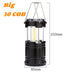Camping Lanterns Battery Operated Collapsible Portable Lamps Outdoor Camping Light for Hiking Garden Hurricane Emergency Outages