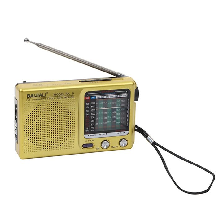 KK9 Weather Radio SW AM FM Portable Radio Battery Operated Longest Lasting Radio For Emergency Hurricane Running Walking Home